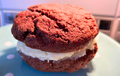 Red Velvet Cookie Pies